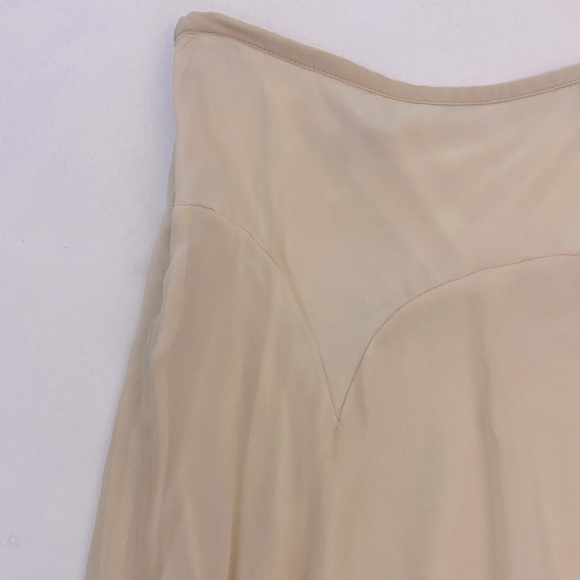 Burberry Silk Crepe de Chine Skirt cream soft beige 2008 Season - Picture 13 of 16